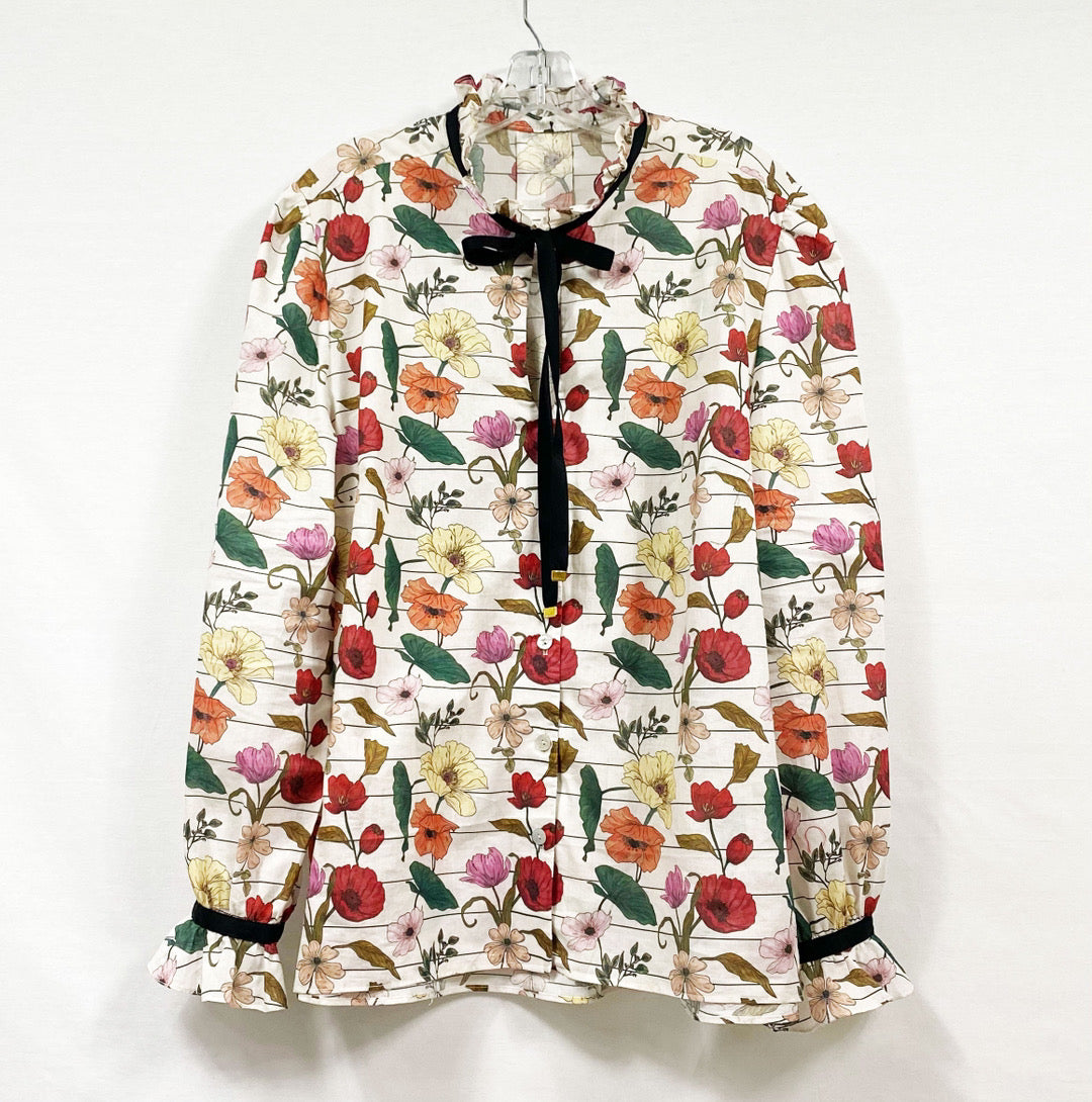 Yvonne Ruffle Blouse