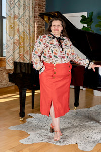 Ilsa Button Front Skirt